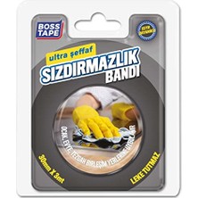 Esranın Dünyası Firin Kenari Seffaf Sizdirmazlik Bandi, 30 mm x 3 M, Seffaf