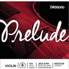 Esranın Dünyası Prelude Violin Single D String, 4/4 Ölçekli, Orta Gerilim - J812 4/4m - Katı Çelik Çekirdek, Sıcak Ton, Ekonomik ve Dayanıklı - Öğrenci Telleri Için Eğitimcinin Seçimi