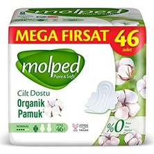 Esranın Dünyası Pure&soft Ultra Hijyenik Ped Normal Mega Fırsat 46 Adet, Kanatlı