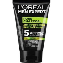 Esranın Dünyası L'oreal Paris Men Expert Pure Charcoal Cilt Problemlerine Karşı Savaşan Yüz Yıkama Jeli 100 ml