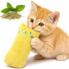 Esranın Dünyası Sogud Catnip Kedi Oyuncağı Sarı – Sesli Peluş Kedi Oyuncak, Isırınca Ses Çıkaran Plush Cat Toy, Yumuşak Dayanıklı Mini Boy Kedi Oyuncağı, Kediler Için Eğlenceli Oyuncak