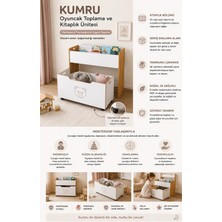 Minera Kumru Montessori Ahşap Oyuncak Kutusu