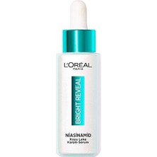 Esranın Dünyası L'oreal Paris Bright Reveal Sivilce, Güneş, Yaşlanma Lekelerinde Etkili Koyu Leke Karşıtı Serum, 10% Niasinamid, 30 ml