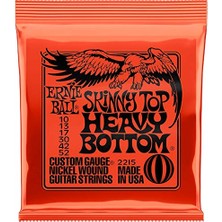 Esranın Dünyası Ernie Ball P02215 Skinny Top Heavy Bottom 10-52 Elektro Gitar Teli