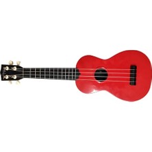 Esranın Dünyası Soprano Ukulele, 4 Telli Klasik Kırmızı Ahşap Müzik Aleti, Başlangıç Seviyesi Için Ideal
