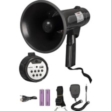 Esranın Dünyası Lastvoice MGF-120USB-BT Mayklı Askılı El Megafon 120 Watt (Şarjlı Bluetooth USB Siren Kayıt)