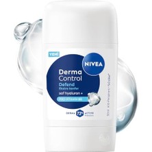 MarkEntegra Nıvea Kadın Stick Deodorant Derma Control Defend 50 Ml, Tahrişe Karşı Koruma, Alkolsüz, 72 Saat Anti-Perspirant Koruma,çiçeksi Koku,hyaluronik Asit, Pro Vitamin B5