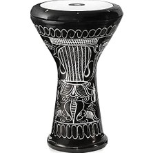 Esranın Dünyası Profi Solo Darbuka El Gravürü 3029-S Siyah 44,5 Cm.