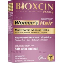 Esranın Dünyası Bioxcin Women’s Hair Tablet – Kadınlar Için Saç, Cilt ve Tırnak Sağlığını Destekleyen Takviye – 30 Tablet – Biotin, Keratin, Kolajen, Çinko ve Vitamin C Içerikli
