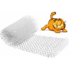 Esranın Dünyası Weber Kedi Kovucu Mat, Plastik, 10 Adet, Toplam 250 Cm, Bahçe ve Iç Mekan Kullanımı Beyaz (Beyaz)