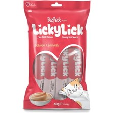 Esranın Dünyası Plus Lickylick Somonlu Sıvı Ödül Sı 4'lü Ambalaj (4 x 15 G)