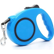 Esranın Dünyası Köpekler Için Premium 5 Metre Tuş Kontrollü Makaralı Tasma Kayışı - Dayanıklı, Ayarlanabilir 5 mt (Pembe)