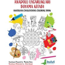 Umut Collection Anadolu Uygarlıkları Boyama Kitabı (Türkçe Ingilizce)