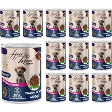 Esranın Dünyası Yavru Köpek Biftekli ve Jöleli Konserve  400 gr x 12 Adet