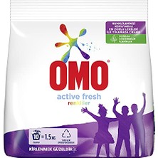 Esranın Dünyası Omo Active Fresh Renkliler Toz Deterjanı 1.5 kg