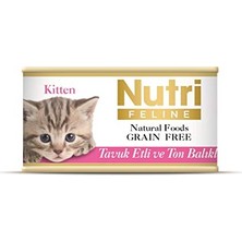 Esranın Dünyası Nutri Kitten Tavuk ve Ton Balık Yavru Kedi Konservesi 85 gr
