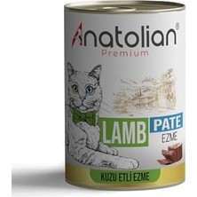 Esranın Dünyası Anatolian Premium Adult Lamb Pate Kuzulu Yetişkin Ezme Kedi Konservesi 400 gr x 12 Adet