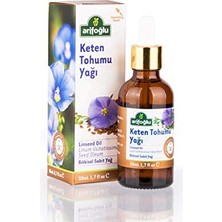 Esranın Dünyası Arifoğlu Keten Tohumu Yağı 50ML - Omega-3 Zengini, Cilt ve Saç Için Besleyici, Doğal ve Saf Yağ