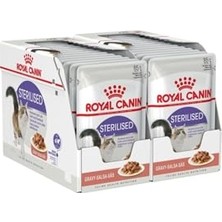 Esranın Dünyası Royal Canin Sterilised Gravy Kısırlaştırılmış Kedi Yaş Sı 85 gr 24 Adet
