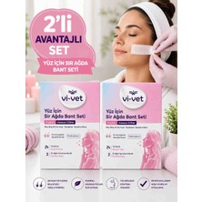 Vi-Vet Yüz Sir Ağda Bandı 24 Adet Hassas Ciltler Için