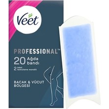 Esranın Dünyası Veet Professional Sir Ağda Bandı Bacak ve Vücut Bölgesi Hassas Ciltler Için 20'li