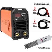 Nuriş MA200E 200A Inverter Kaynak Makinesi 5 kg Yüksek Performanslı Metal İşleme İçin Tasarlandı
