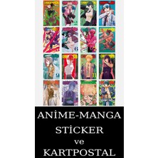Gerekli Şeyler Yayıncılık Chainsaw Man 1-2-3-4-5-6-7-8-9-10-11-12-13-14-15-16 Manga Seti (16 Kitap) / Anime-Manga Sticker-Kartpostal Hediyeli