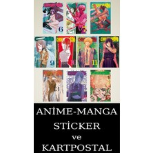 Gerekli Şeyler Yayıncılık Chainsaw Man 6-7-8-9-10-11-12-13-14-15 Manga Seti (10 Kitap) / Anime-Manga Sticker ve Kartpostal Hediyeli