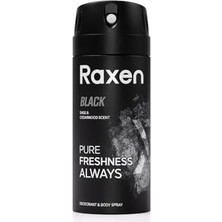 Esranın Dünyası Erkek Deodorant Spreyi - Black Serisi - 150ML - Etkili Ter Kokusu Önleyici - Alüminyumsuz ve Leke Bırakmayan Formül - Gün Boyu Ferahlık Veren Erkek Vücut Spreyi