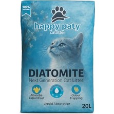 Esranın Dünyası Happy Paty Diatomit Kedi Kumu 20 Lt