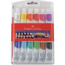 Esranın Dünyası Faber-Castell Tüp Guaj Boya, 12 Renk