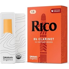 Esranın Dünyası Rico By  Bb-Klarinettenblätter | Hochpräzise Gefertigt | Böhm | Stärke 1,5 | 10ER-PACKUNG | Warmer Voller Ton | Angenehmes Spielgefühl