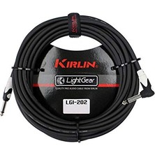 Esranın Dünyası LGI-202BK 1/4'' Mono Düz Uç - Dik Açılı 3 Metre Kablo