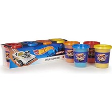Esranın Dünyası Hot Wheels Oyun Hamuru 4'lü Paket - (4 x 100 Gr)