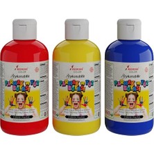 Esranın Dünyası Kırmızı-Mavi-Sarı Parmak Boyası 3'lü Set 3X250GR