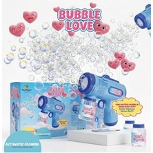 Esranın Dünyası Maytoys Otomatik Baloncuk Makinesi Pilli Köpük Tabancası Sızdırmaz Tasarım Bubble Gun Mavi