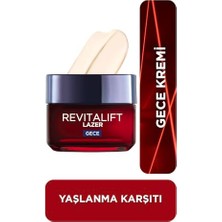 Esranın Dünyası L'oreal Paris Revitalift Lazer Yoğun Yaşlanma Karşıtı Gece Bakım Kremi (50 Ml)