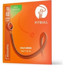 Esranın Dünyası Pitbull Gold Akustik Gitar Teli Gag El 11-52 Extra Light