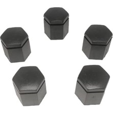 Esranın Dünyası Opel Astra J ile Uyumlu Bijon Kapağı Siyah 5 Adet 19X24 mm