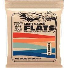 Esranın Dünyası Hafif Paslanmaz Çelik Flatwound Elektro Gitar Telleri - 11-50 Ölçek