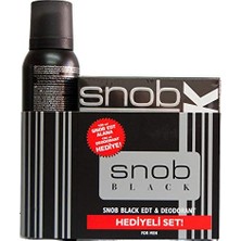 Esranın Dünyası Snob Black Edt+Deodorant Gift Set, 250 ml