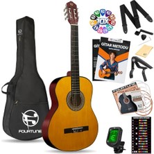Esranın Dünyası Luca C-180OR Turuncu Klasik Gitar Seti 4/4 Sap Ayarlı