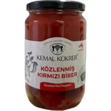 Esranın Dünyası Kemal Kükrer Közlenmiş Kırmızı Biber Cam Kavanoz 720 cc