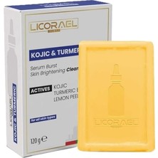 Esranın Dünyası Licorael Kojic & Turmeric Sabunu 120G – Cilt Aydınlatıcı Temizleyici Sabun, Limon Kabuğu Özlü, Lekelere Karşı, Tüm Cilt Tipleri Için