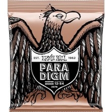 Esranın Dünyası Ernie Ball Paradigma Orta Hafif Fosfor Bronz Akustik Gitar Telleri, Ölçü 12-54