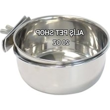 MarkEntegra Metal Yem Kabı, Kanca Askılı, 20 Oz - Ø 12,5