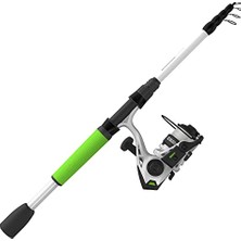 Esranın Dünyası Roam Teleskop-Angelrute Und Spinn- Oder Spincast-Angelrolle-Kombination, Langlebige 1,8 M Fiberglas-Rute T Grip-Griff, Vorgespudert T  Cajun Angelschnur