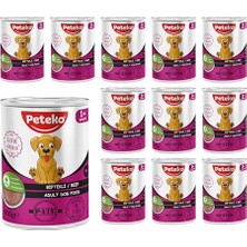 Esranın Dünyası Yetişkin Köpek Biftekli Pate 400 gr x 12 Adet