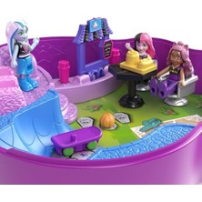 MarkEntegra Monster High Temalı Kompakt Oyun Seti, 3 Mikro Bebek ve 10 Aksesuar Içerir