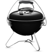 Esranın Dünyası Smokey Joe Premium Kömür Mangalı, Taşıma Saplı, 37 Cm, Siyah (1121004) | Taşınabilir Tasarım, Porselen Emaye Kapak ve Kazan, 37 cm Izgara Yüzeyi, Tuck-N-Carry Sap, Siyah